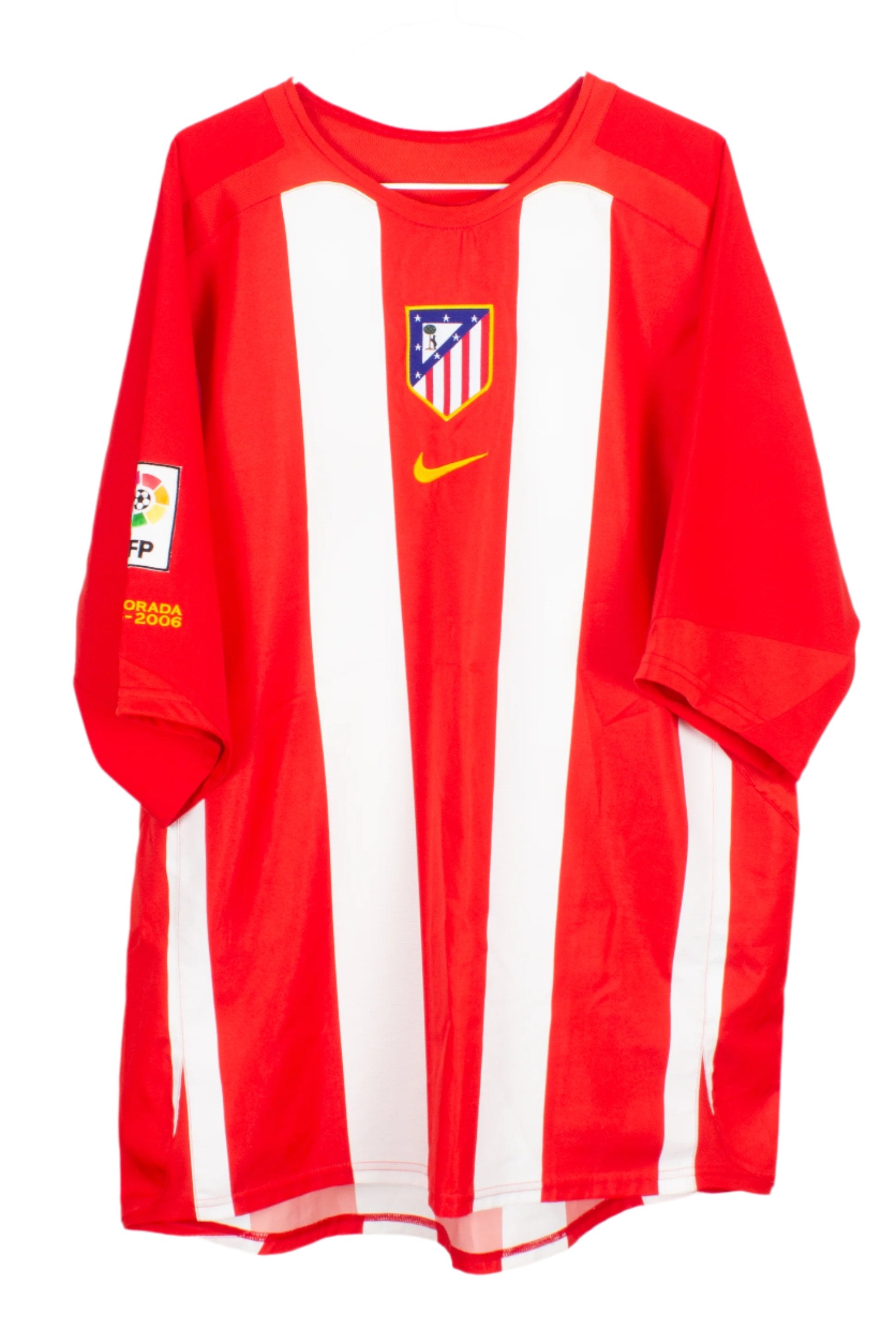 Atletico Madrid 2005/06 Home Shirt (Petrov #17) [Excellent 10/10] (XL)