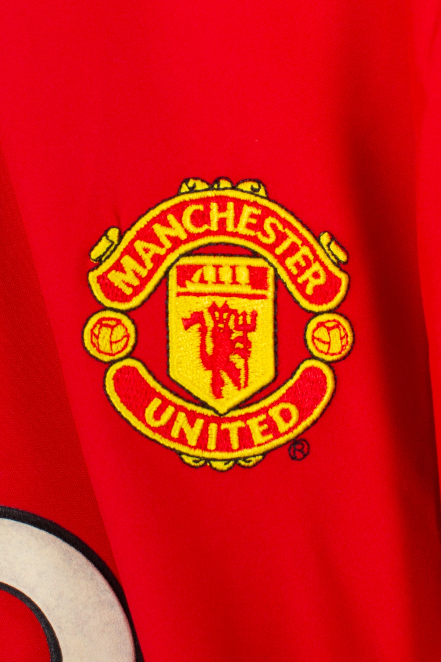 Manchester United 2002/04 L/S Home Shirt (Beckham #7) [Excellent 10/10 (XXL)