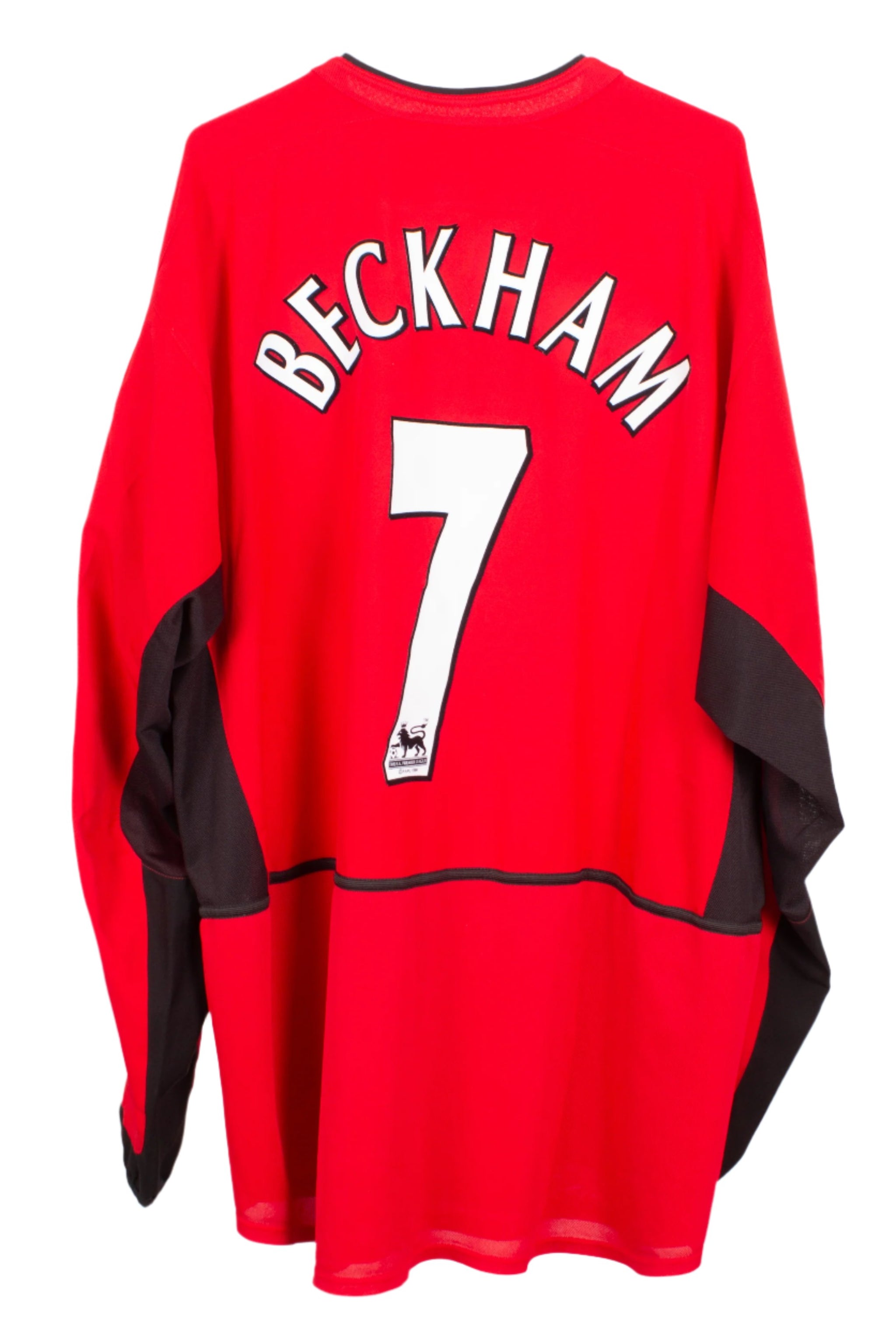 Manchester United 2002/04 L/S Home Shirt (Beckham #7) [Excellent 10/10 (XXL)