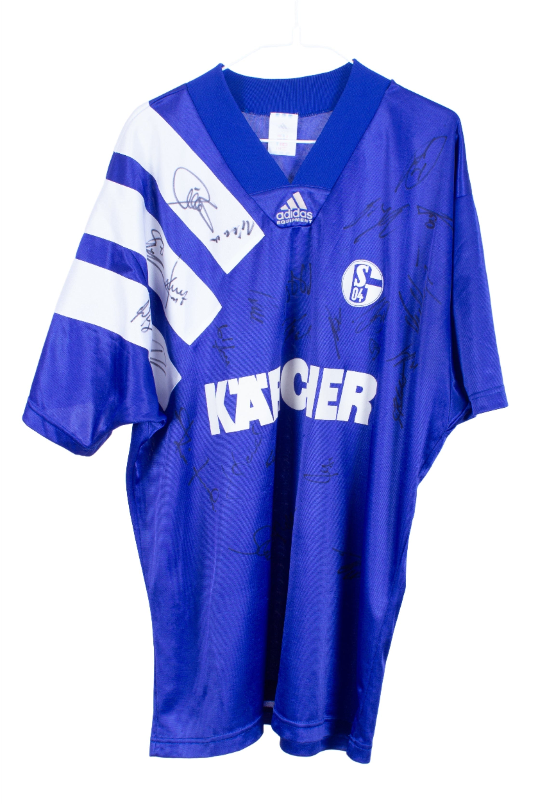 Schalke 04 1994/96 Home Shirt *Signed* (XL)