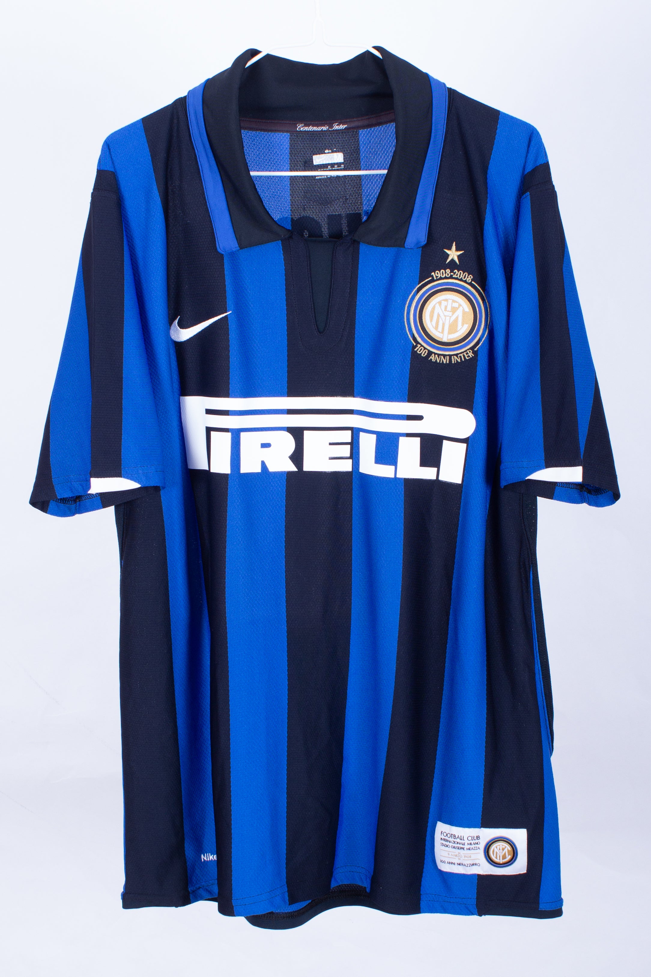 Inter Milan 2007/08 Home Shirt (Ibrahimovic #8) (M)