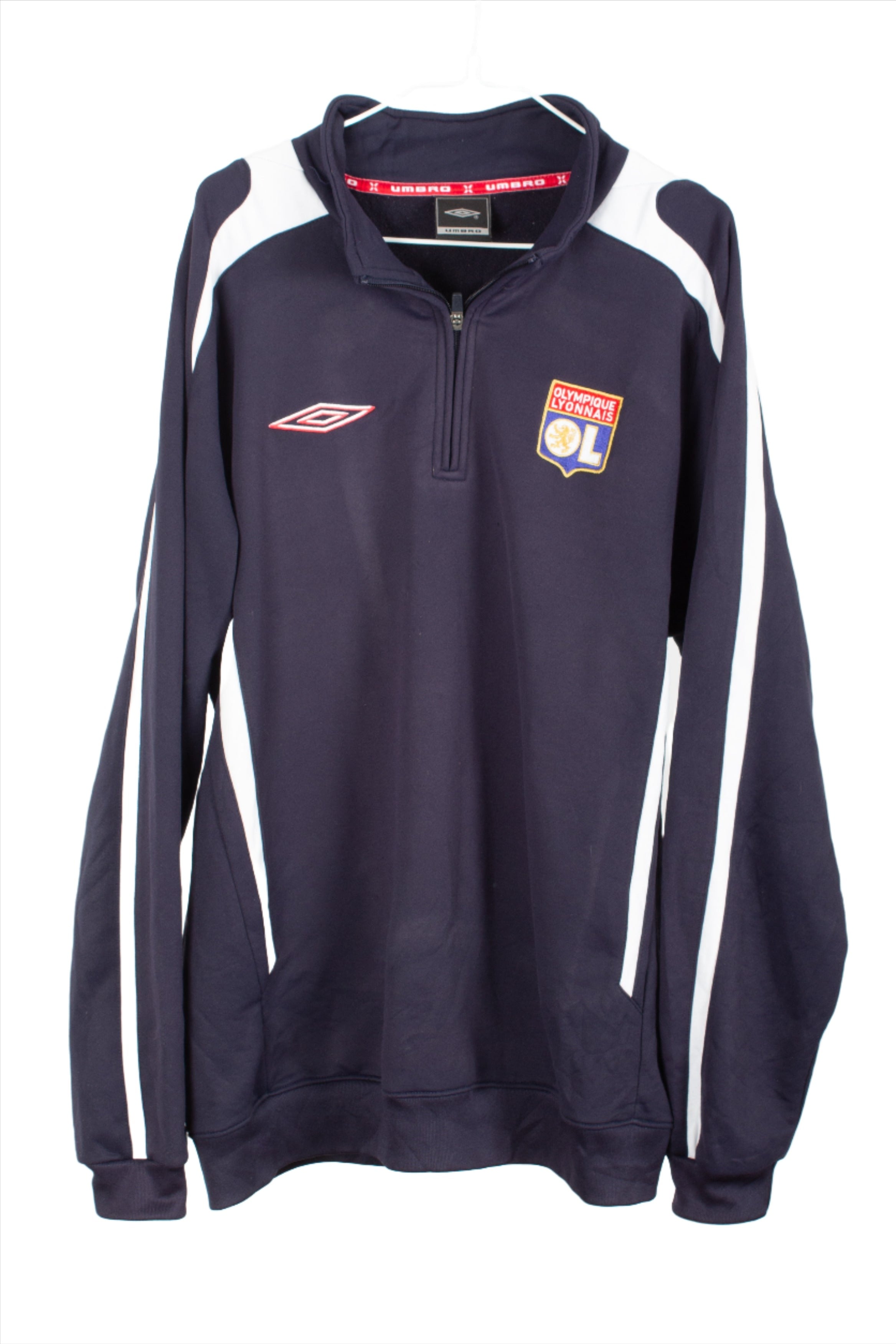 Olympique Lyonnais 2006/10 1/4 Zip Training Jacket (L)
