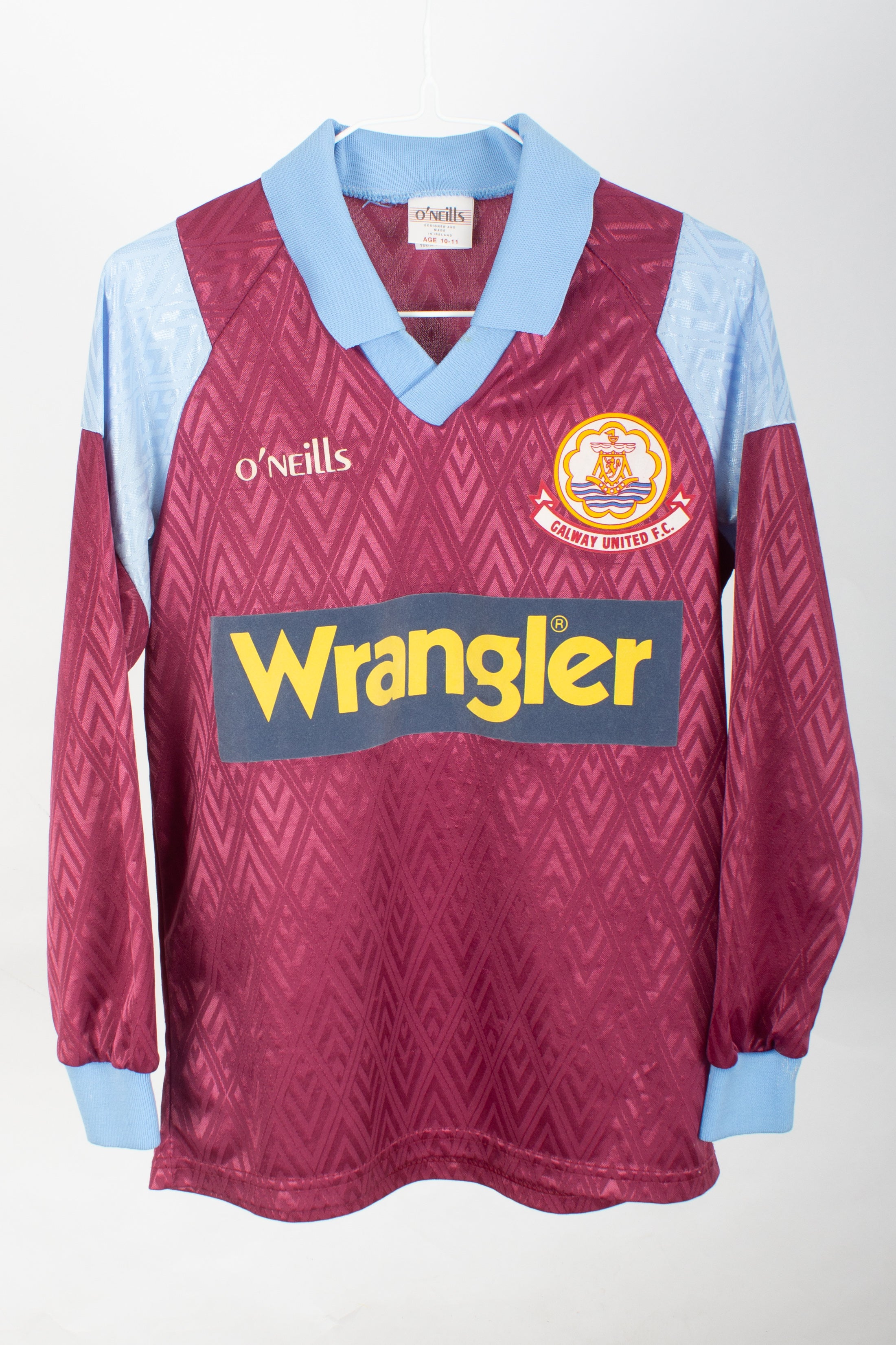 Kids Galway United FC 1992/93 Home Shirt L/S