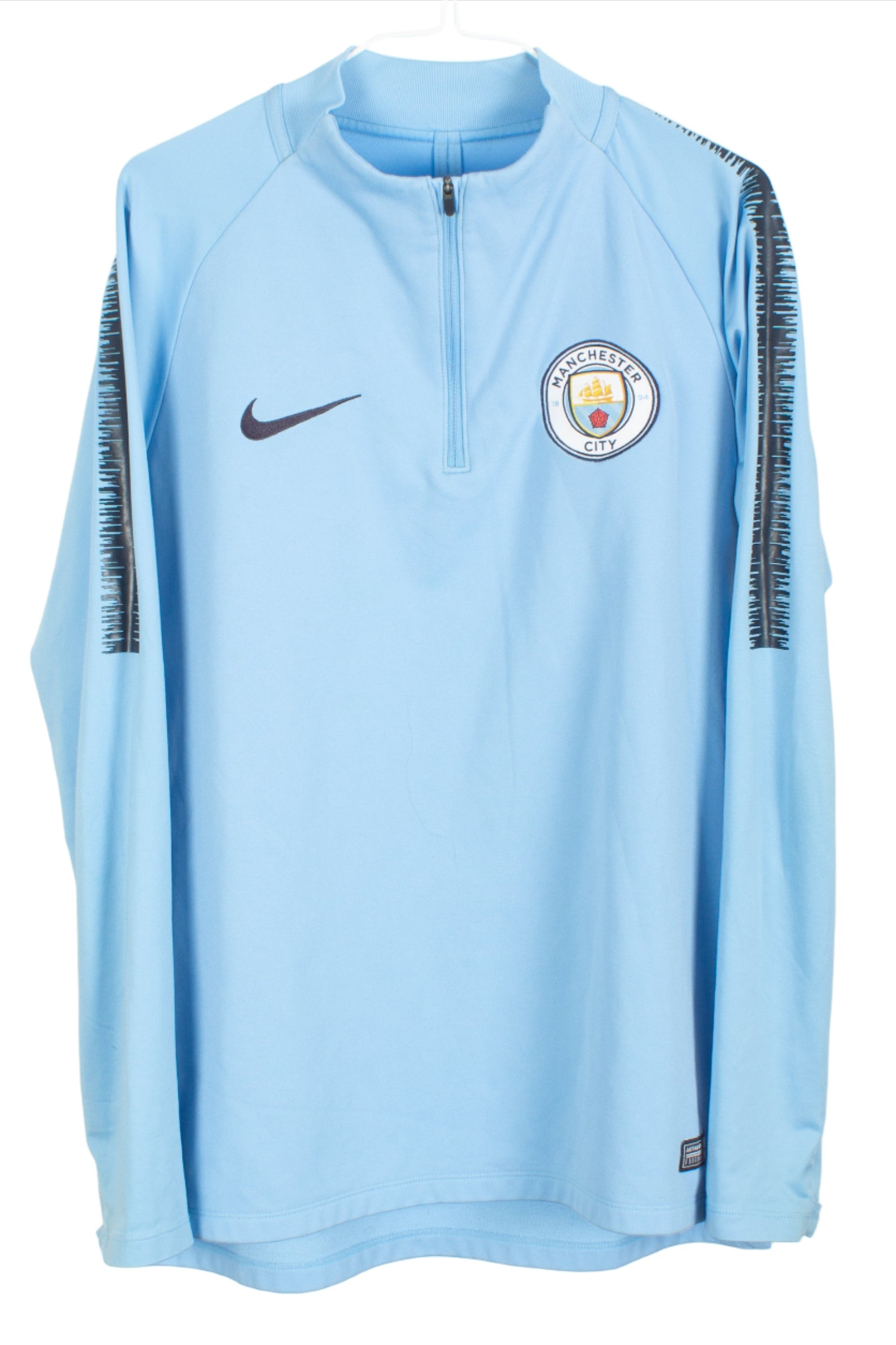 Manchester City 2017/18 1/4 Zip Training Jacket (M)