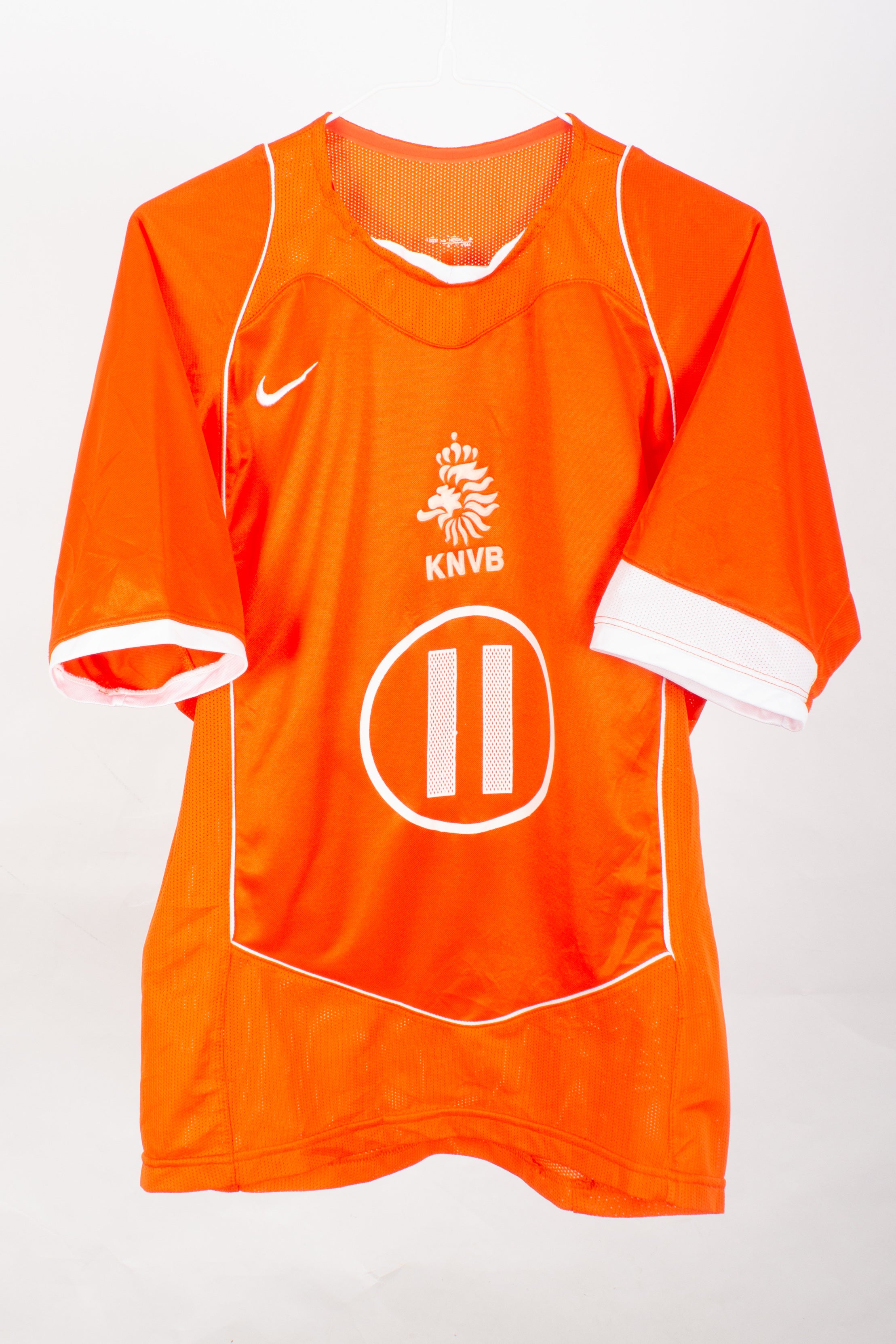 Netherlands 2004 Home Shirt (van der Vaart #11) (XS)
