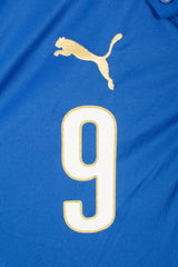 Italy 2014 Home Shirt (Balotelli #9) (XL)