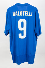 Italy 2014 Home Shirt (Balotelli #9) (XL)