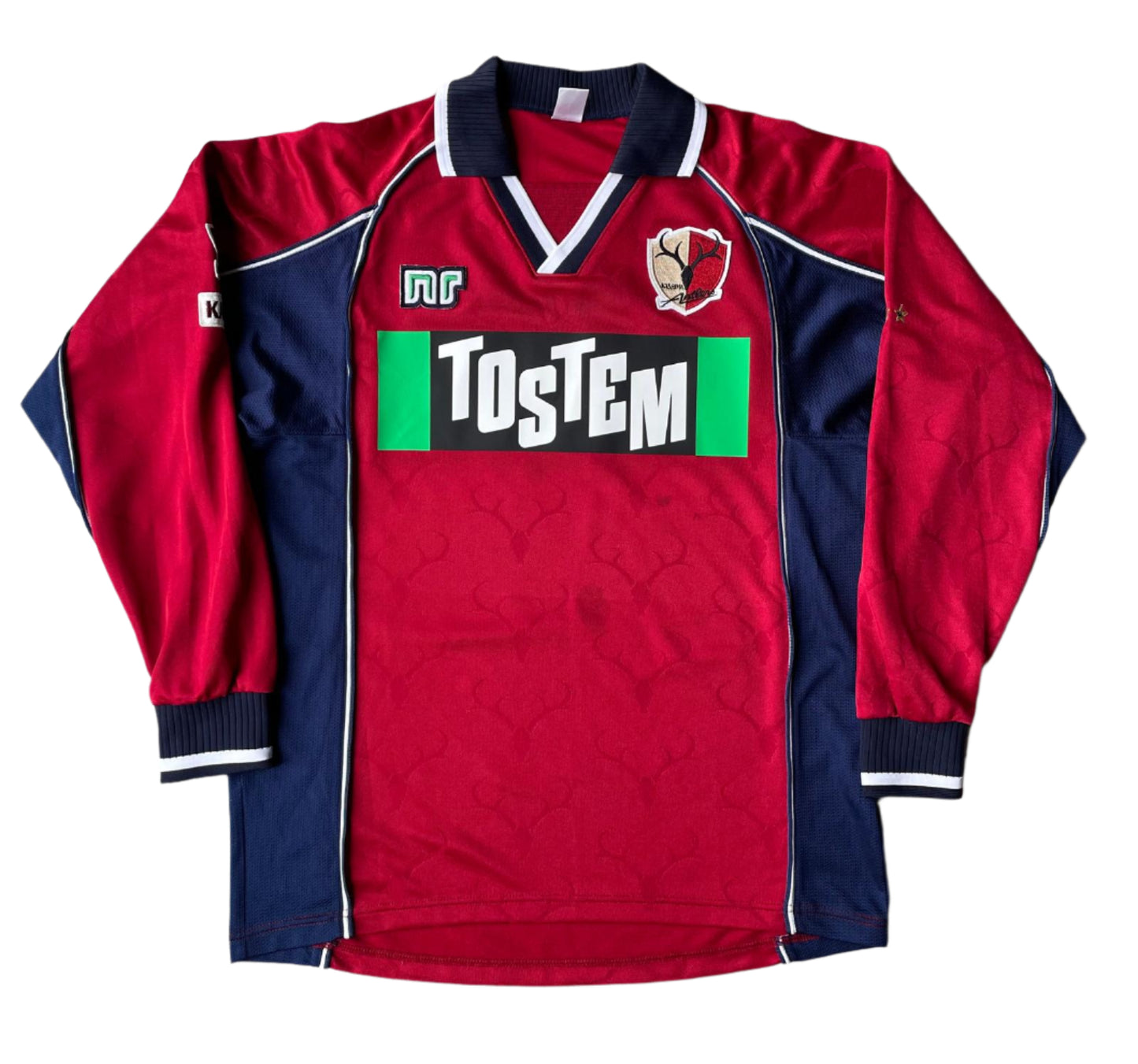 Kashima Antlers 2001/02 L/S Home Shirt (Very Good 8/10) (M Jaspo)
