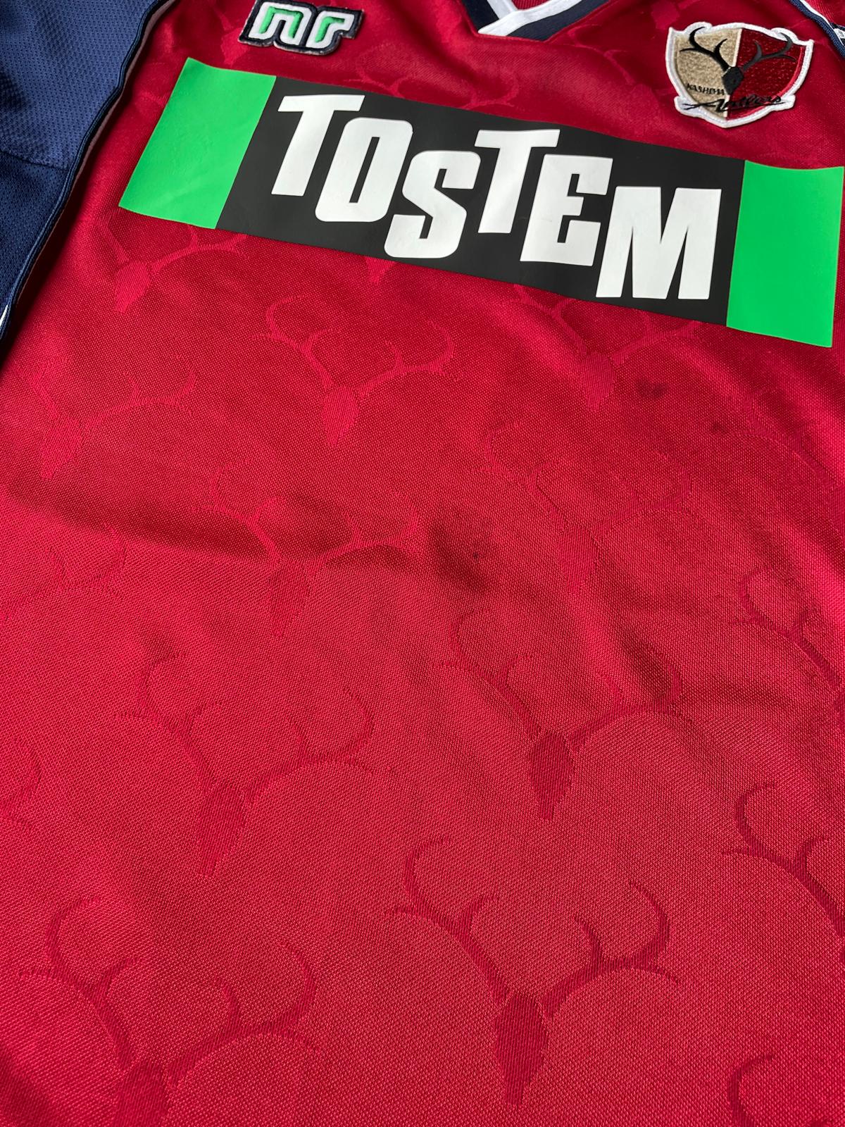 Kashima Antlers 2001/02 L/S Home Shirt (Very Good 8/10) (M Jaspo)