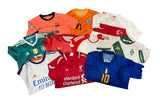 KIDS/YOUTHS Vintage Football Fan Shirts, unofficial items x10 Bundle, ideal for re-purposing - bucket hats, bags etc.