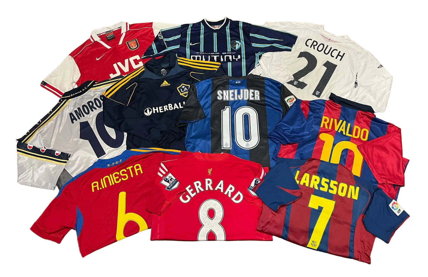 Vintage Football Shirts x10 Premium Bundle