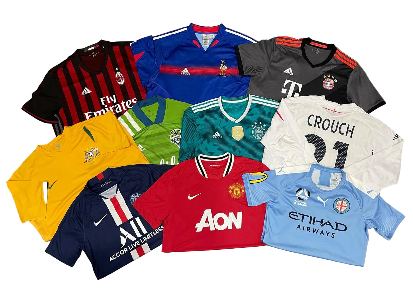 Vintage Football Shirts x100 Bundle