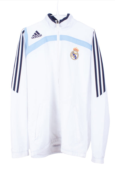 2006-07 Real Madrid adidas 1/4 Zip Track Jacket - 7/10 - (XL)