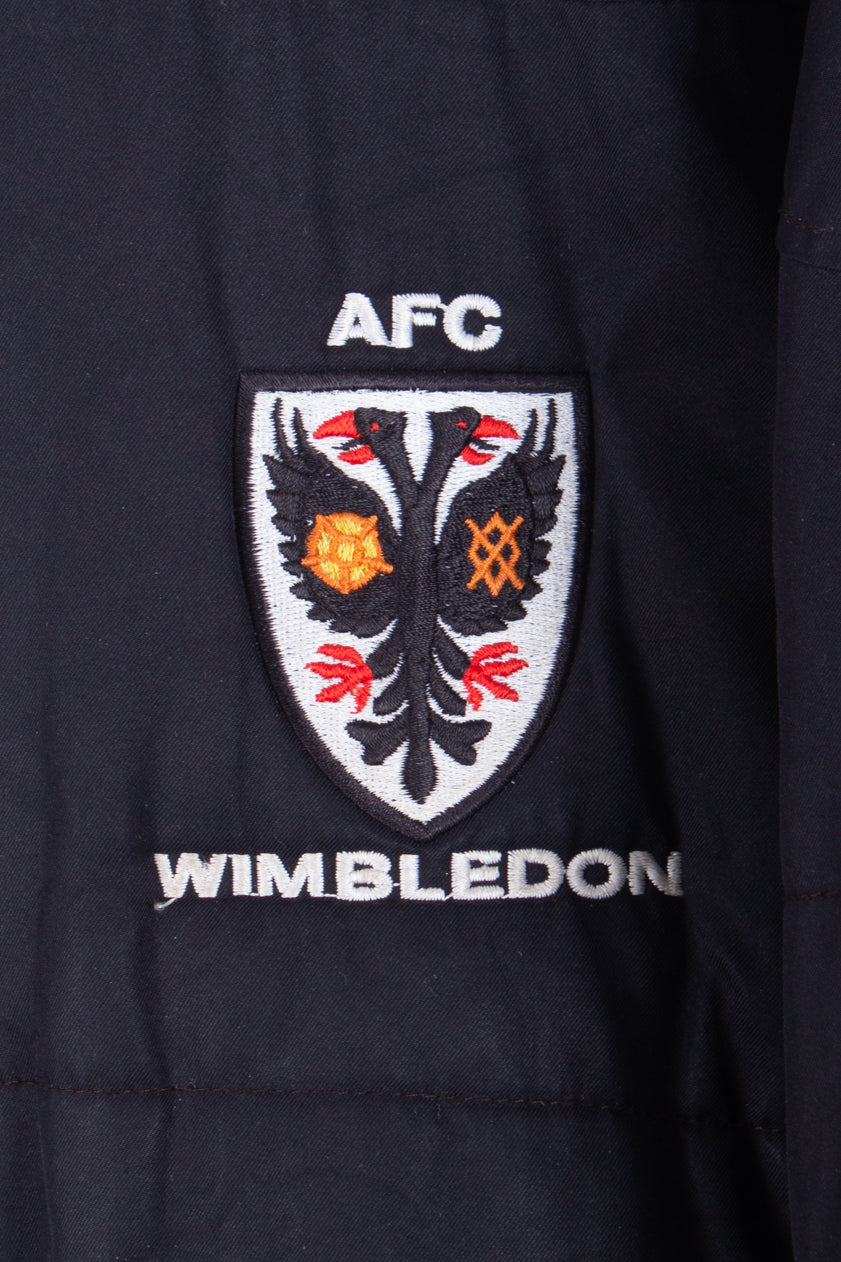 AFC Wimbledon 2000s Bench Coat | Vintage Football Coat